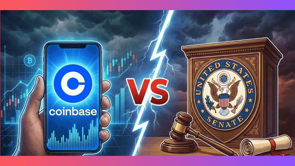 Coinbase Rút Ủng Hộ Dự Luật Crypto CHÍNH THỨC ĐỐI ĐẦU với Thượng Viện Mỹ